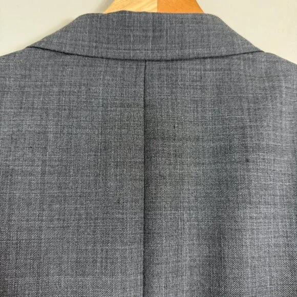Michael Kors Wool Sport Coat Dinner Jacket Blazer Men 44L Gray Career Formal NWT